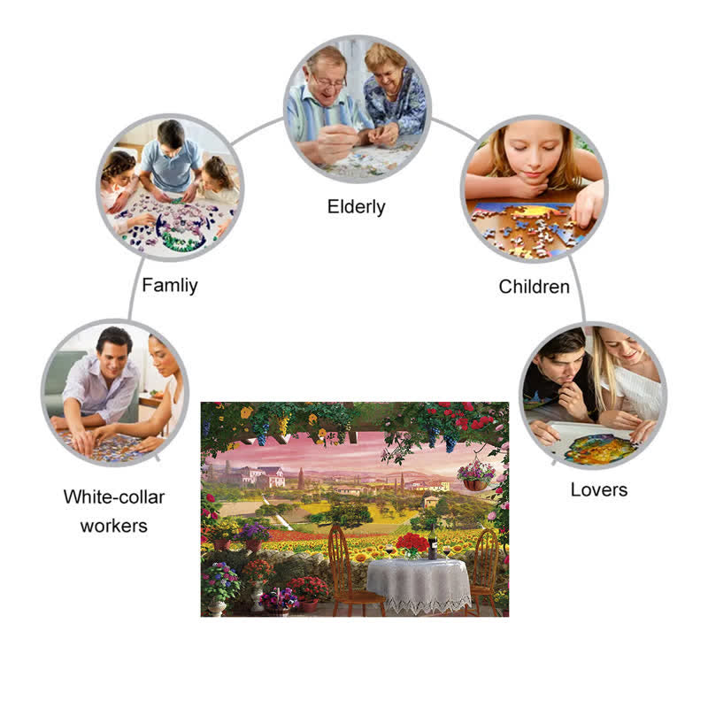 Rubbyoo Tuscany Hills - Wooden Jigsaw Puzzle - image 3