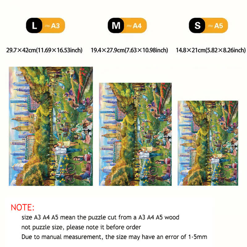 Rubbyoo Summer in New York - Wooden Jigsaw Puzzle - image 2