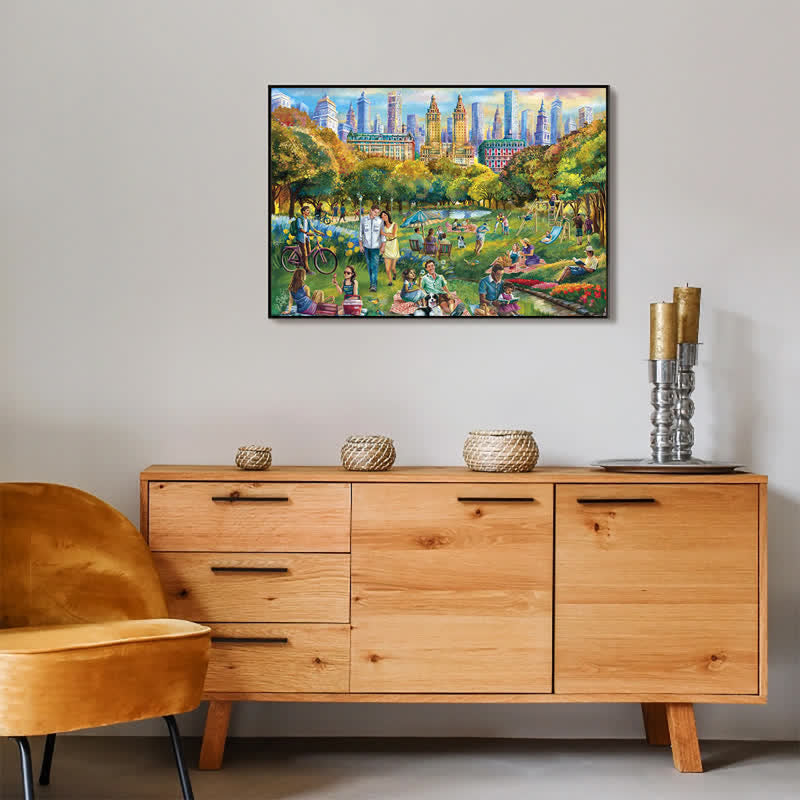 Rubbyoo Summer in New York - Wooden Jigsaw Puzzle - image 4