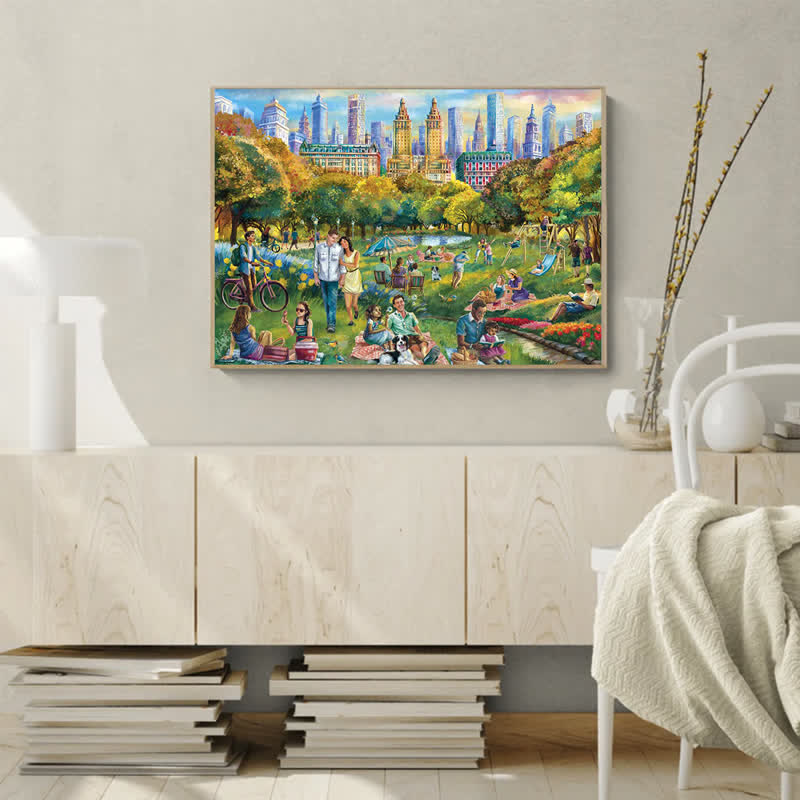 Rubbyoo Summer in New York - Wooden Jigsaw Puzzle - image 6