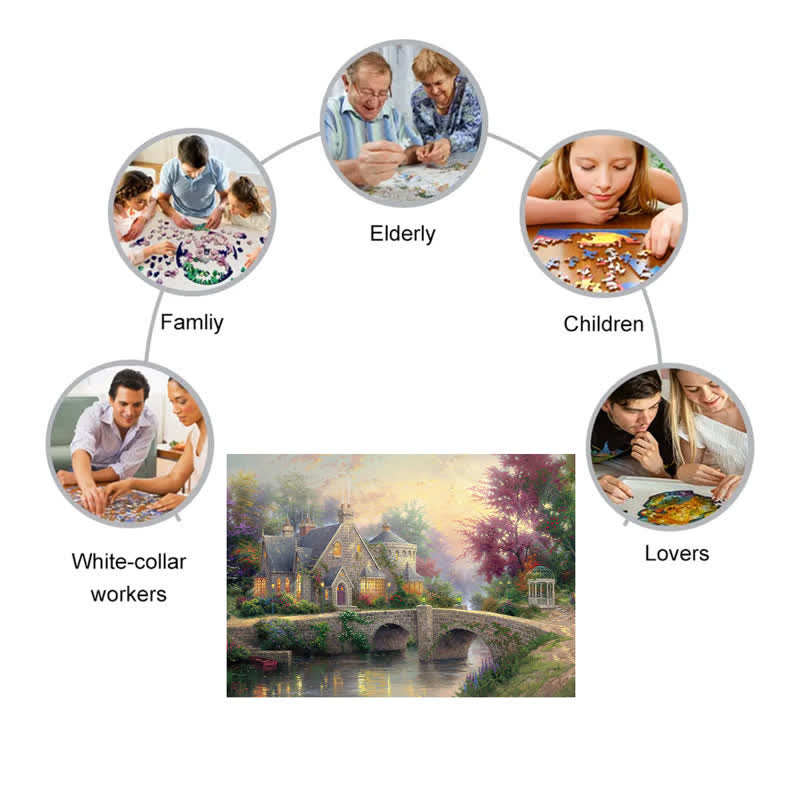 Rubbyoo Lamplight Manor - Wooden Jigsaw Puzzle - image 3