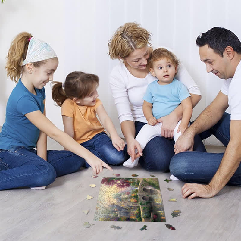 Rubbyoo Lamplight Manor - Wooden Jigsaw Puzzle - image 4