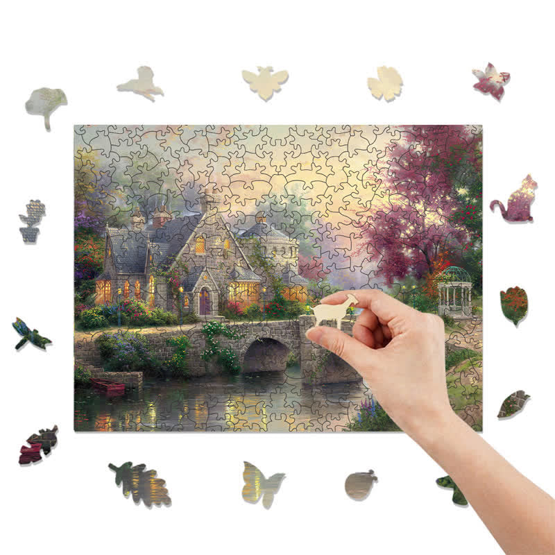 Rubbyoo Lamplight Manor - Wooden Jigsaw Puzzle - image 8