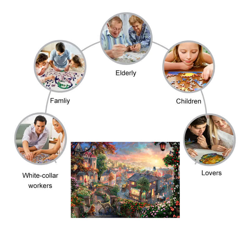 Rubbyoo Lady And The Tramp Thomas - Wooden Jigsaw Puzzle - image 6