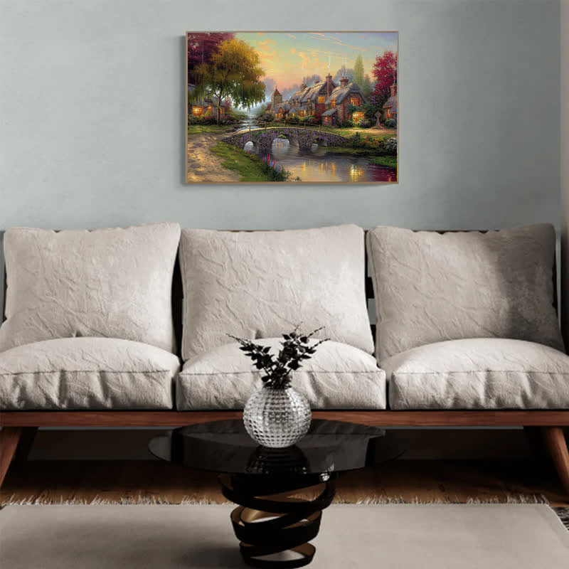 Rubbyoo Cobblestone Bridge Thomas - Wooden Jigsaw Puzzle - image 6