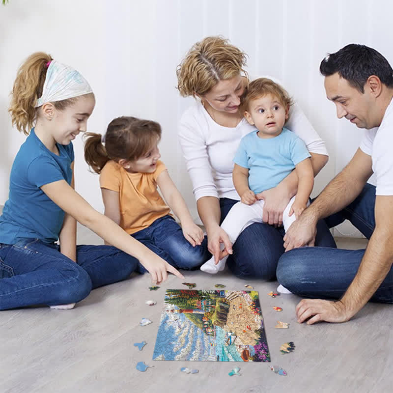 Rubbyoo Coastal Getaway - Wooden Jigsaw Puzzle - image 4