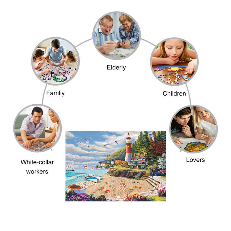 Rubbyoo Coastal Getaway - Wooden Jigsaw Puzzle - image 8