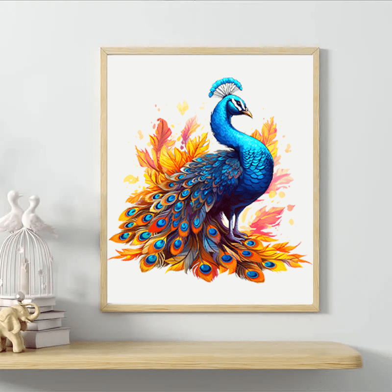 Striking Peacock - Wooden Jigsaw Puzzle - image 4