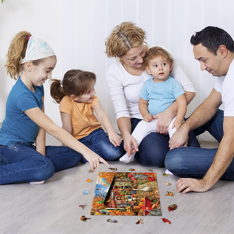 Rubbyoo Chicken Crossing - Wooden Jigsaw Puzzle - image 4