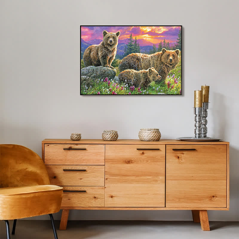 Rubbyoo Bears in the Valley - Wooden Jigsaw Puzzle - image 4