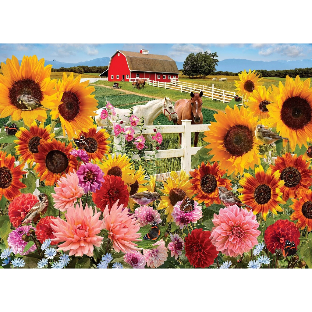 Rubbyoo Sunflower Farm - Wooden Jigsaw Puzzle - A2 - Wooden Gift Packaging - image 0