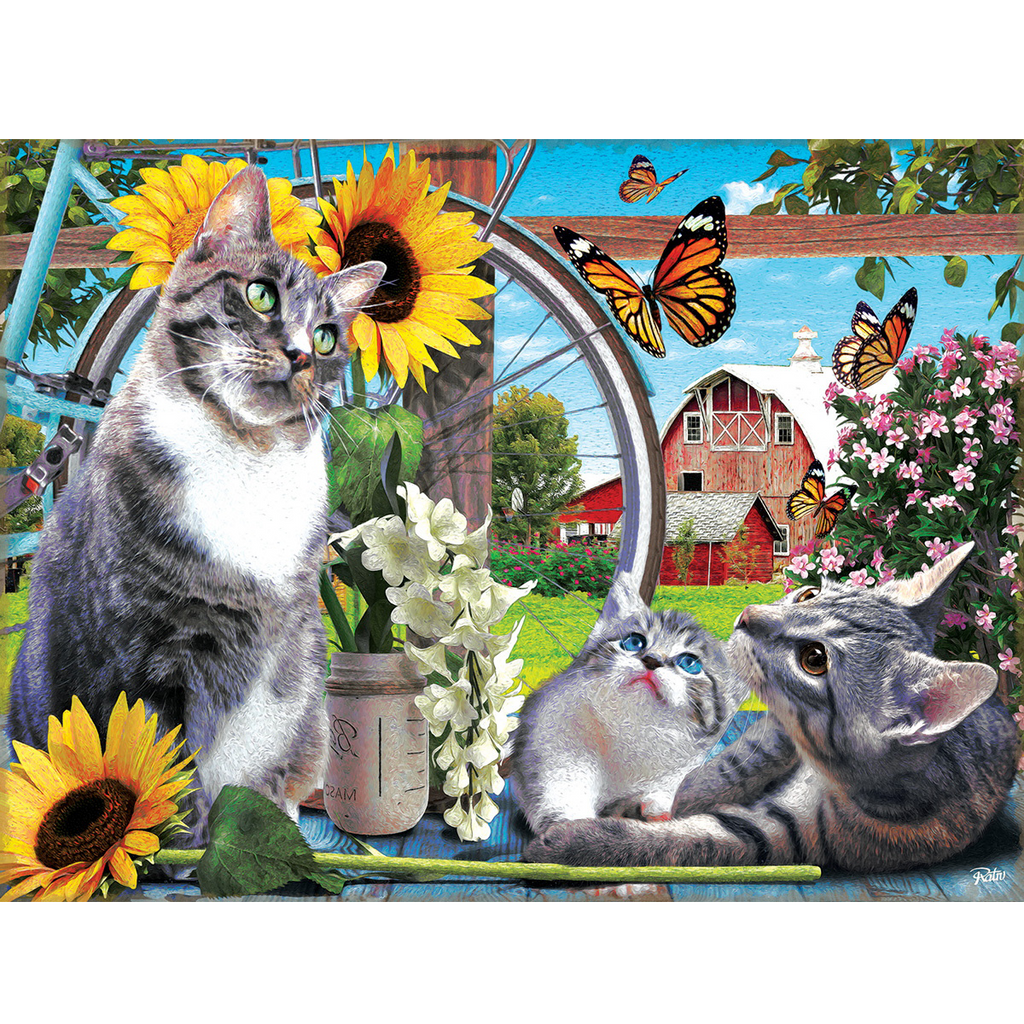 Rubbyoo Out of Reach - Wooden Jigsaw Puzzle - A2 - Wooden Gift Packaging - image 0