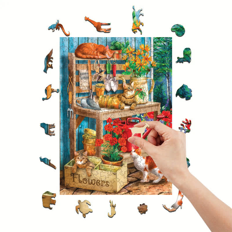 Rubbyoo Potting Table  - Wooden Jigsaw Puzzle - image 5