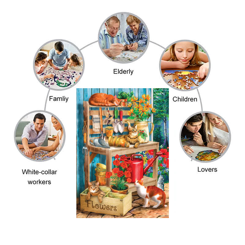 Rubbyoo Potting Table  - Wooden Jigsaw Puzzle - image 4