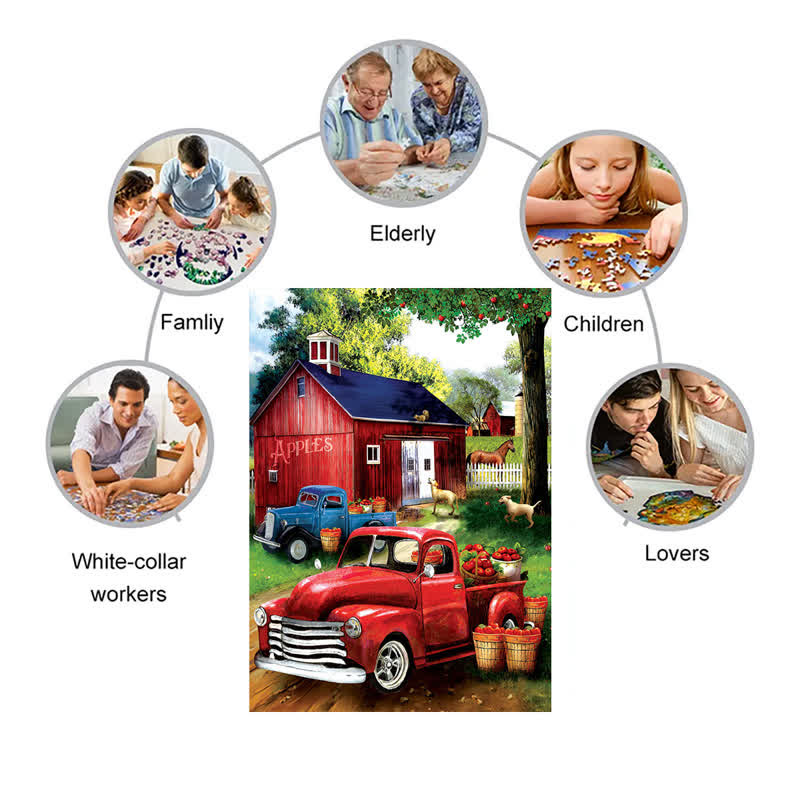 Rubbyoo Apples for Sale - Wooden Jigsaw Puzzle - image 4