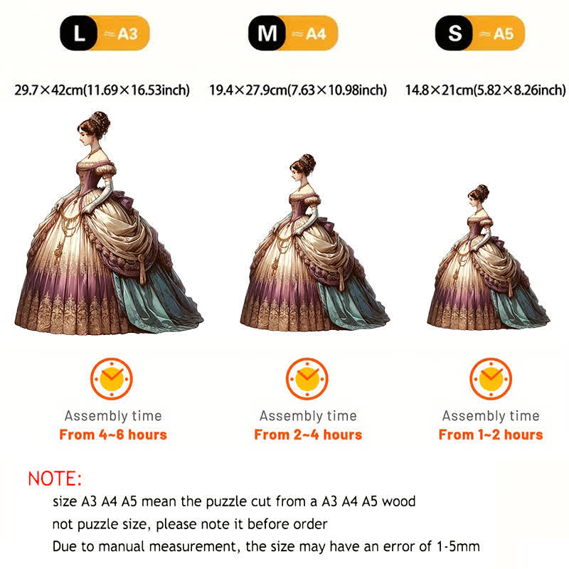 Rubbyoo Victorian Women - Wooden Jigsaw Puzzle - image 3