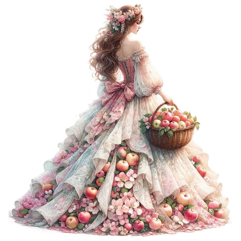 Rubbyoo Fillette Printemps - Wooden Jigsaw Puzzle - A3 - Wooden Gift Packaging - image 0