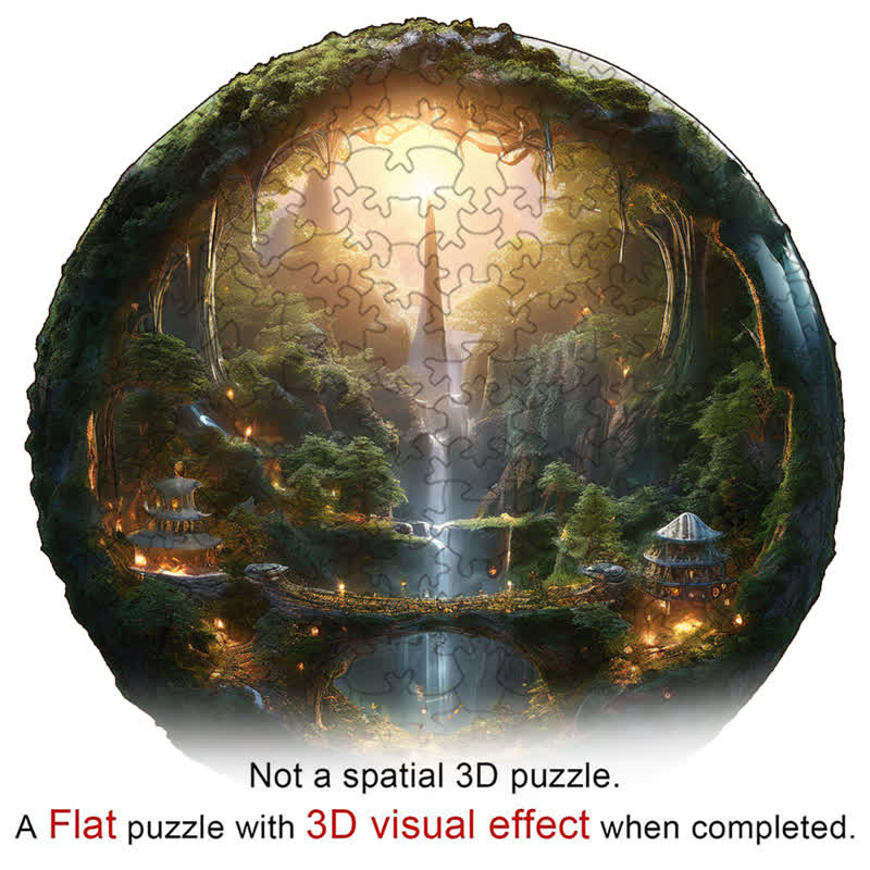 3D Dream World - Wooden Jigsaw Puzzle - image 4