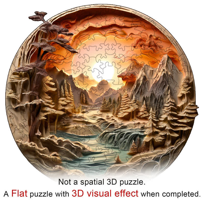 3D vision inside the cave-9 - Wooden Jigsaw Puzzle - image 3