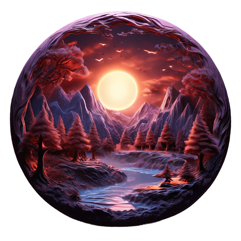 3D vision inside the cave-8 - Wooden Jigsaw Puzzle - image 1