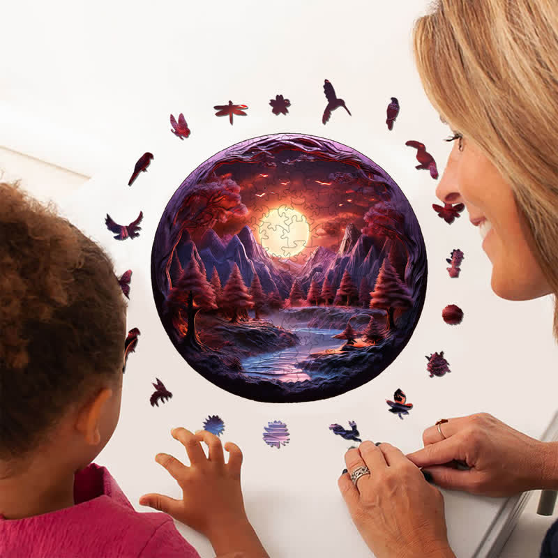 3D vision inside the cave-8 - Wooden Jigsaw Puzzle - image 6