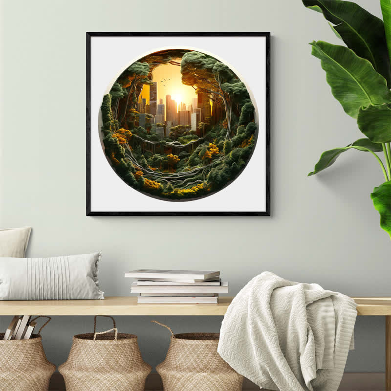 3D Urban ​​Sunrise - Wooden Jigsaw Puzzle - image 7