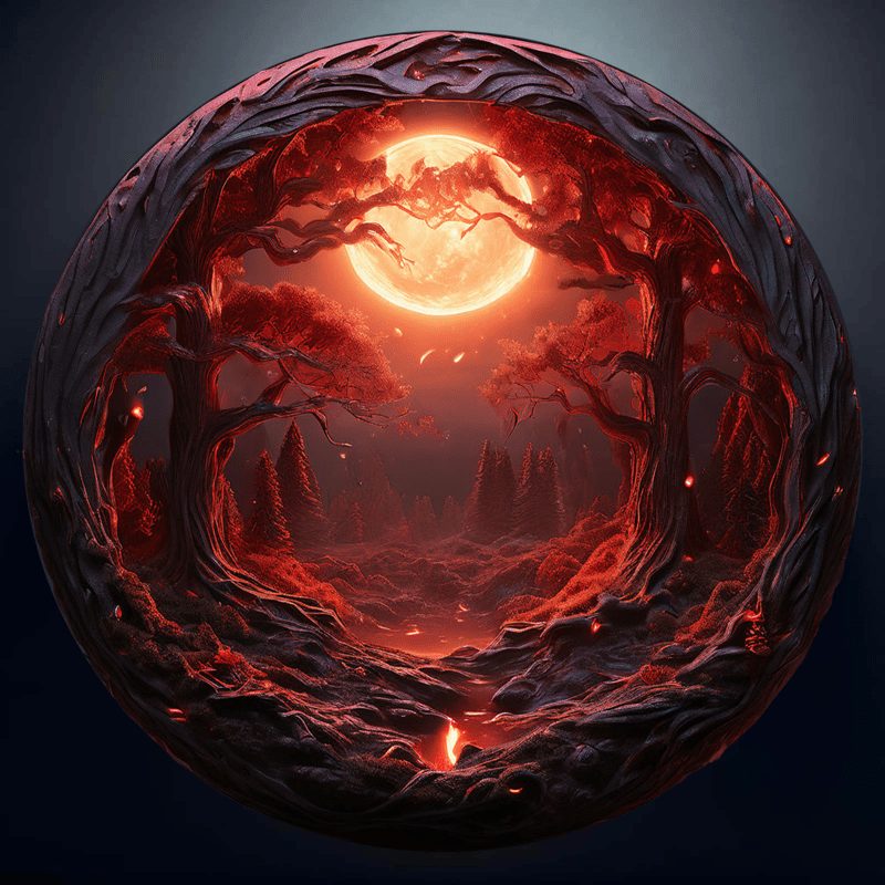 3D vision inside the cave-13 - Wooden Jigsaw Puzzle - A3 - Wooden Gift Packaging - image 0