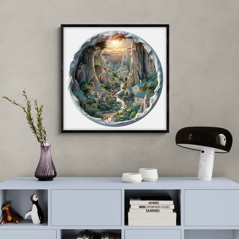 3D vision inside the cave-1 - Wooden Jigsaw Puzzle - image 3