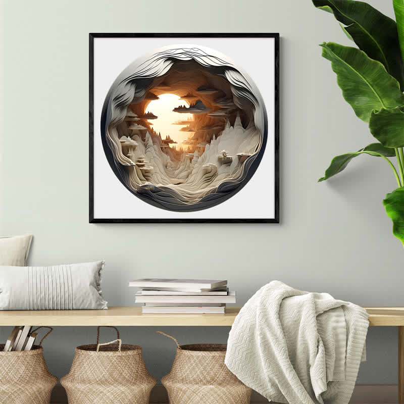 3D vision inside the cave-3 - Wooden Jigsaw Puzzle - image 4