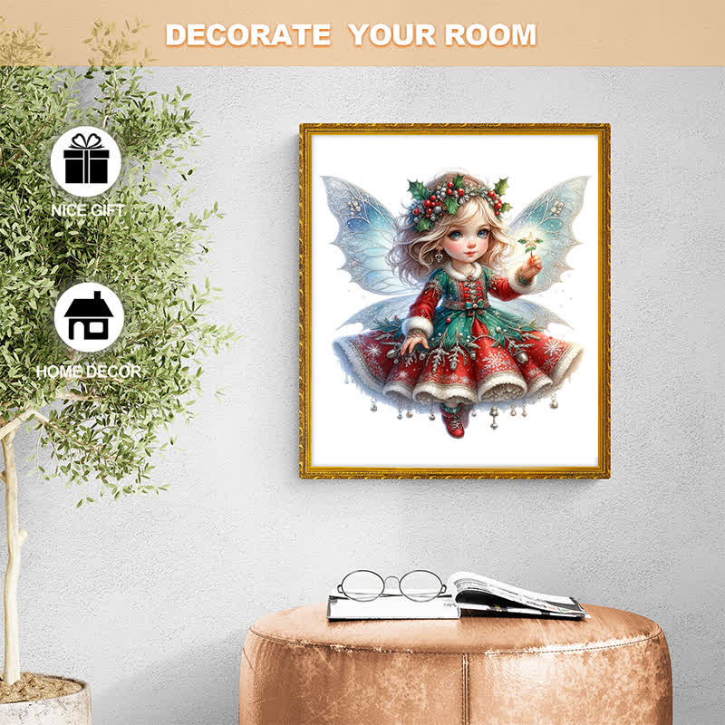 Rubbyoo Enchanting Christmas Fairy - Wooden Jigsaw Puzzle - image 2