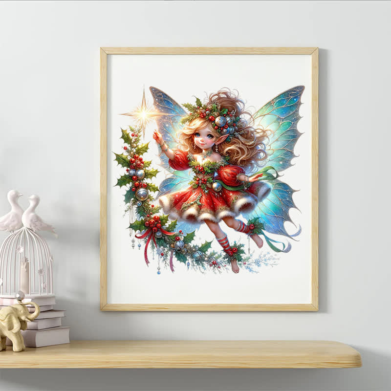 Rubbyoo Beautiful Christmas Fairy - Wooden Jigsaw Puzzle - image 1