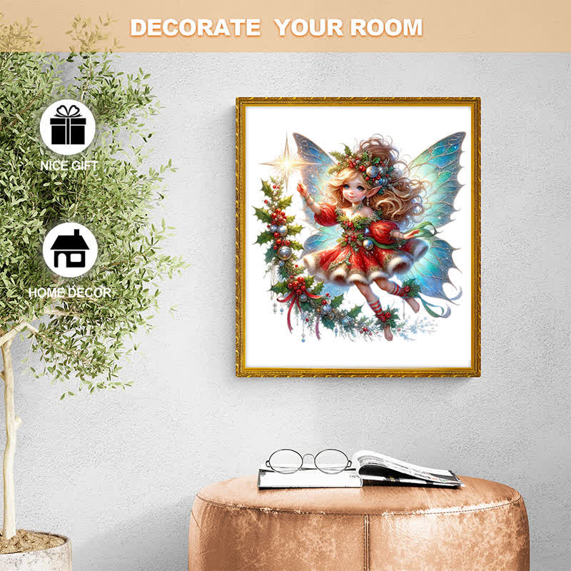 Rubbyoo Beautiful Christmas Fairy - Wooden Jigsaw Puzzle - image 6