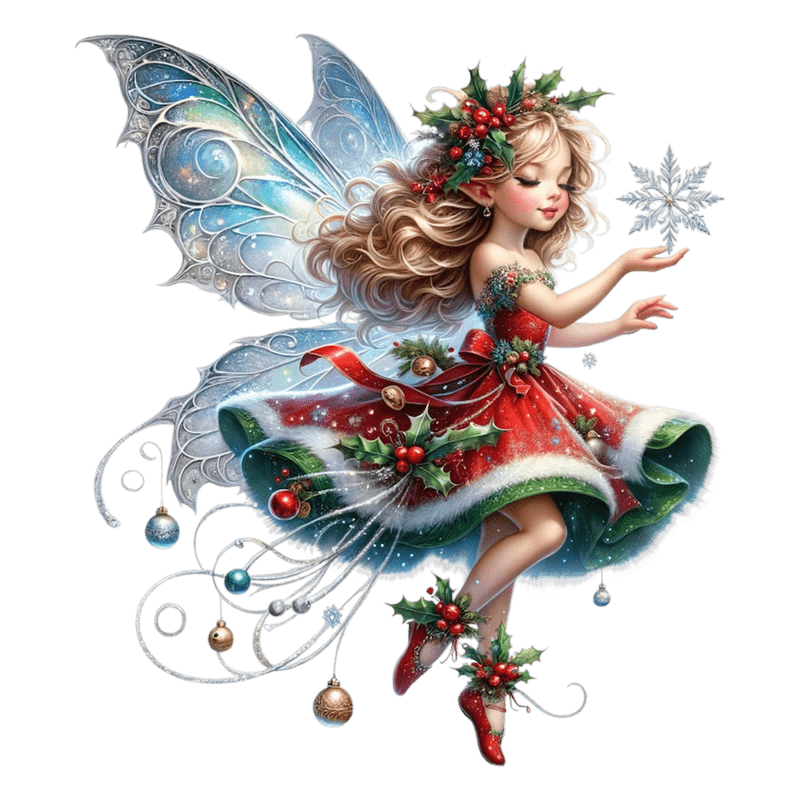 Rubbyoo Fantasy Christmas Fairy - Wooden Jigsaw Puzzle - A3 - Wooden Gift Packaging - image 0