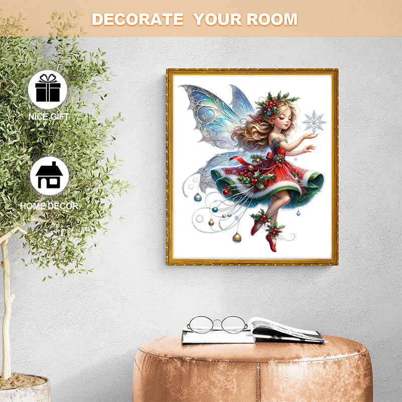 Rubbyoo Fantasy Christmas Fairy - Wooden Jigsaw Puzzle - image 1