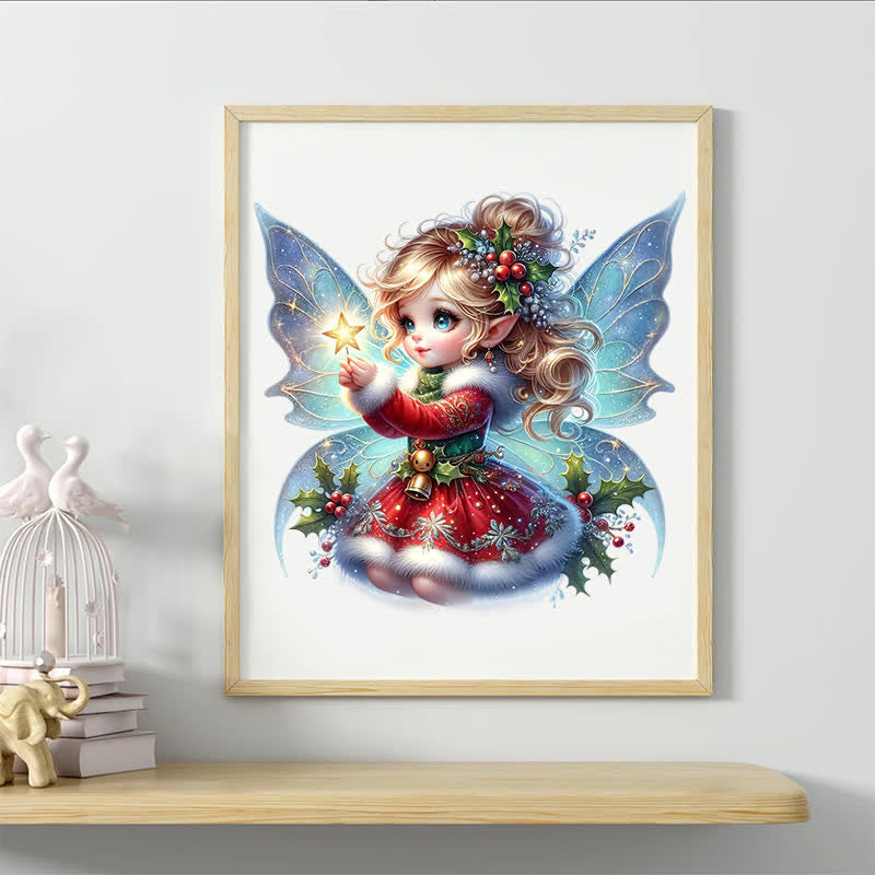 Rubbyoo Cute Christmas Fairy - Wooden Jigsaw Puzzle - image 2