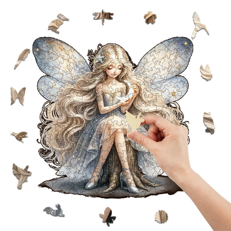 Rubbyoo Moonlight Fairy- Wooden Jigsaw Puzzle - image 6