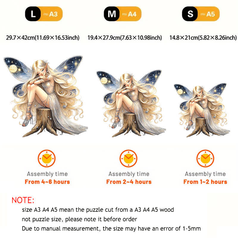 Rubbyoo Beautiful Fairy Gallery - Wooden Jigsaw Puzzle - image 4