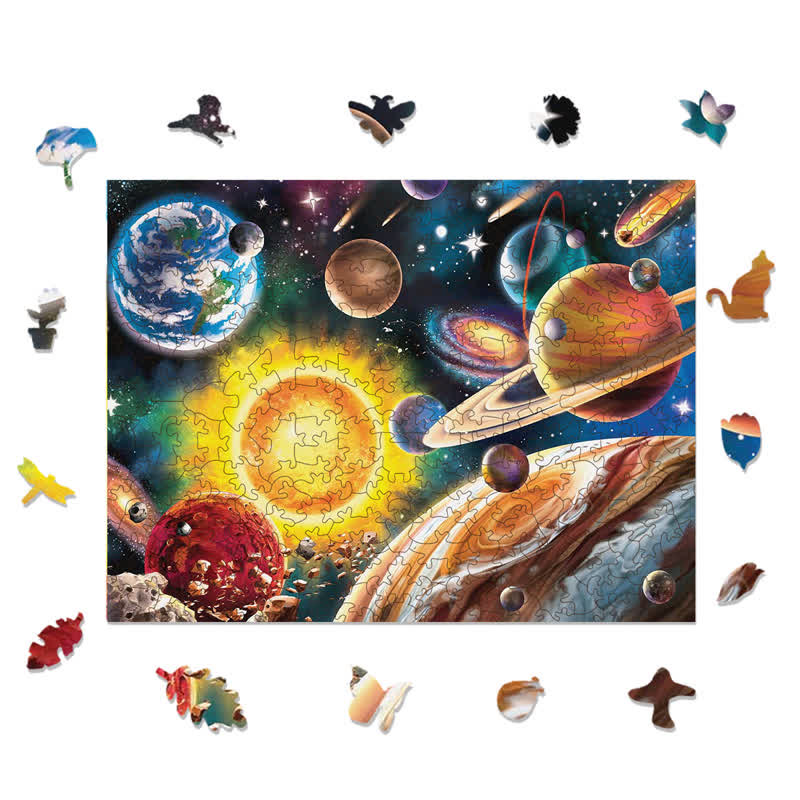 Rubbyoo Solar System - Wooden Jigsaw Puzzle - image 1