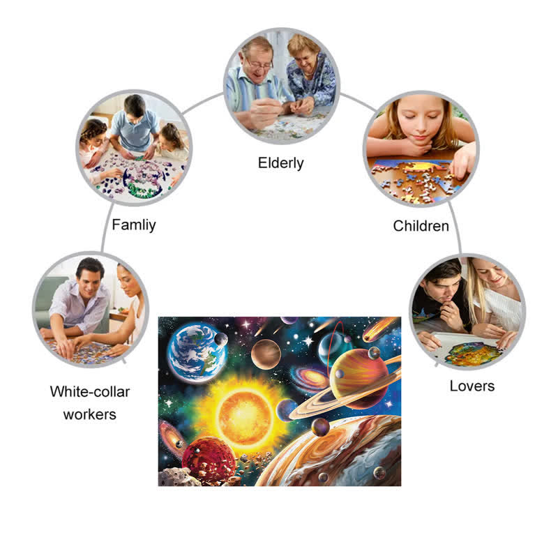 Rubbyoo Solar System - Wooden Jigsaw Puzzle - image 2