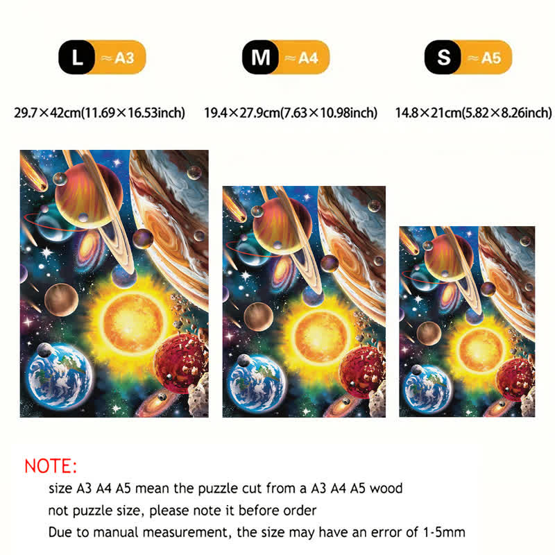 Rubbyoo Solar System - Wooden Jigsaw Puzzle - image 7