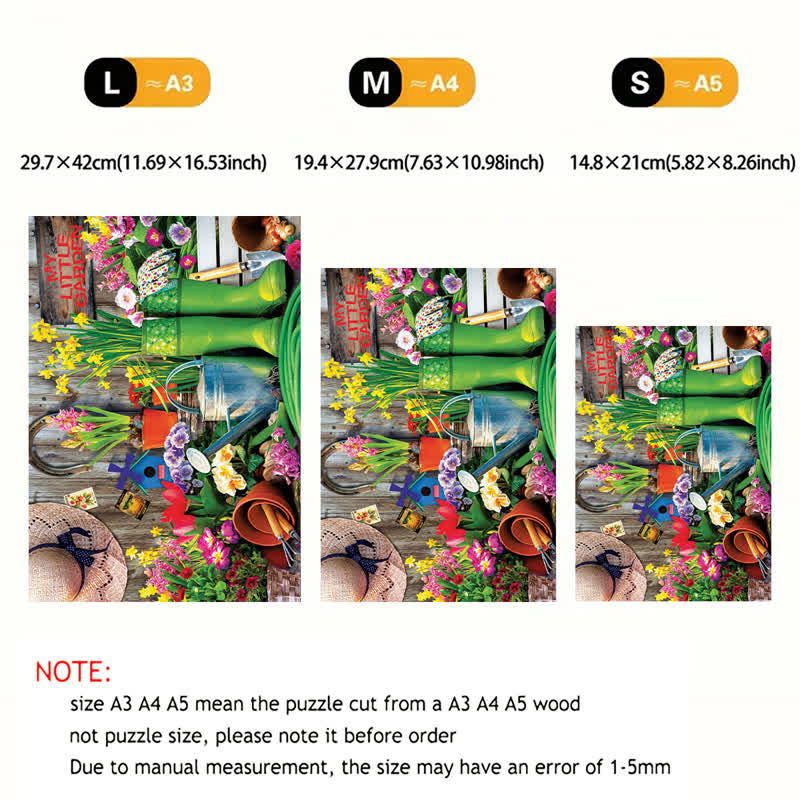 Rubbyoo Garden Tools - Wooden Jigsaw Puzzle - image 7