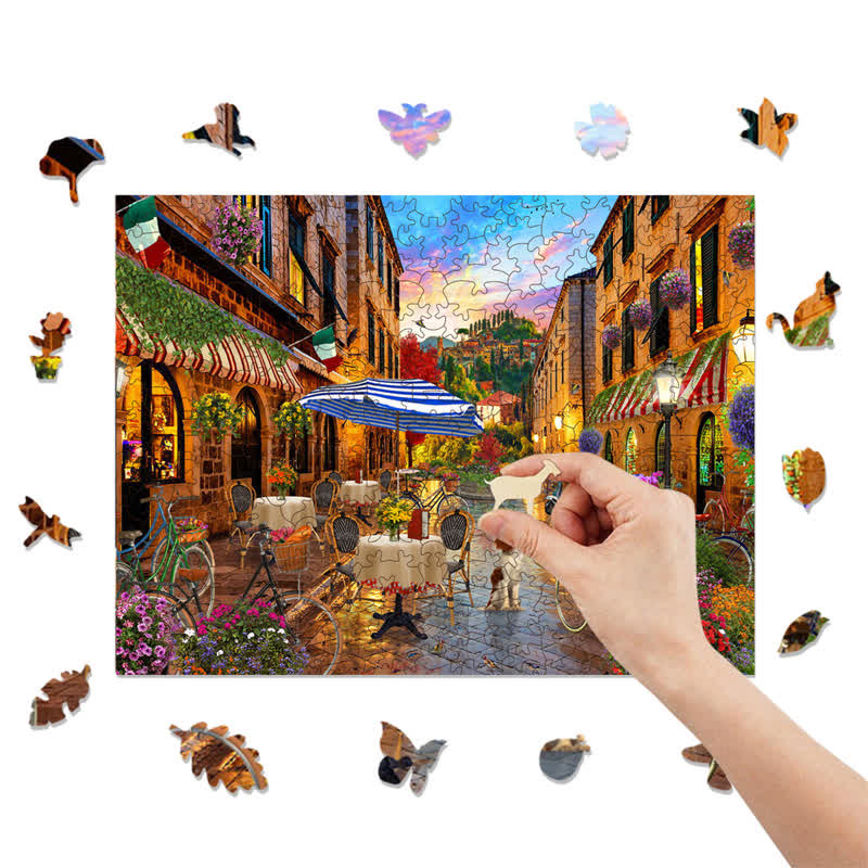 Rubbyoo Biking Through Italy - Wooden Jigsaw Puzzle - image 8