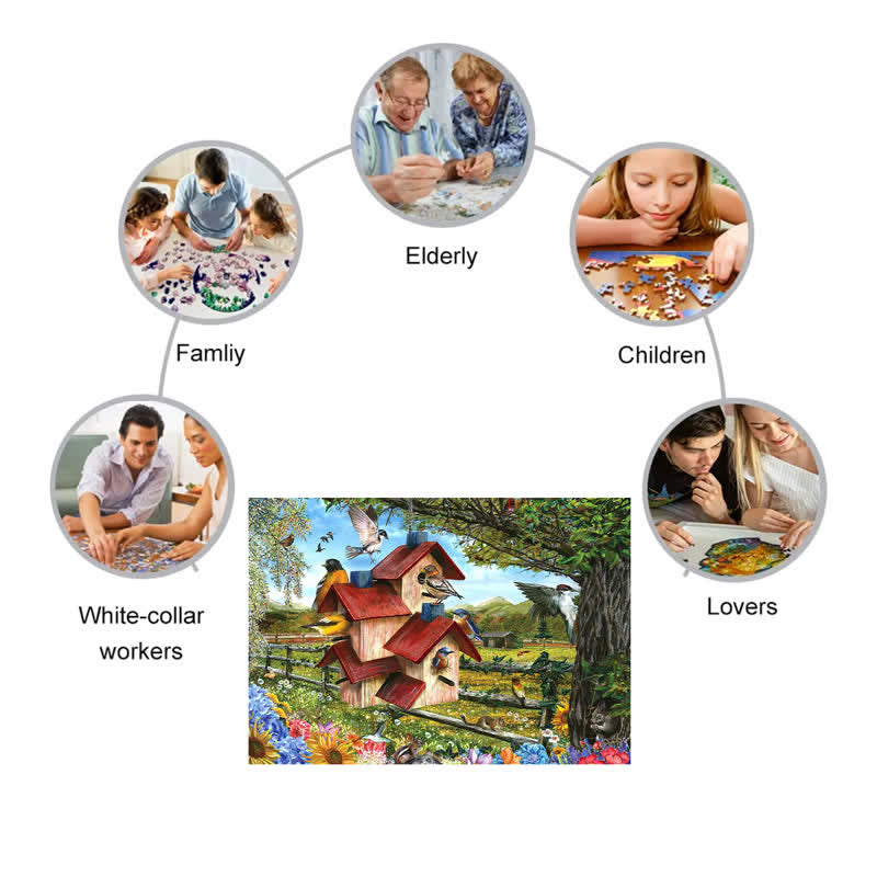 Rubbyoo Bird Condo - Wooden Jigsaw Puzzle - image 2