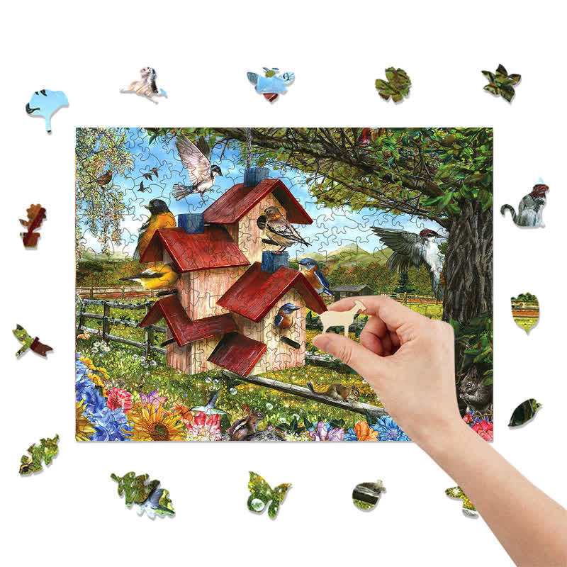 Rubbyoo Bird Condo - Wooden Jigsaw Puzzle - image 8