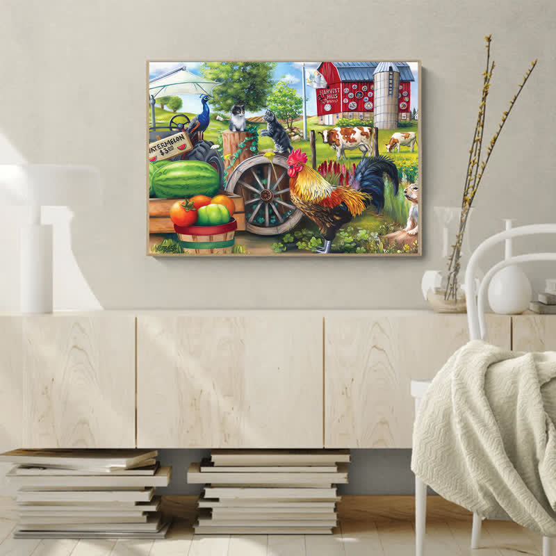 Rubbyoo Harvest Hills - Wooden Jigsaw Puzzle - image 4