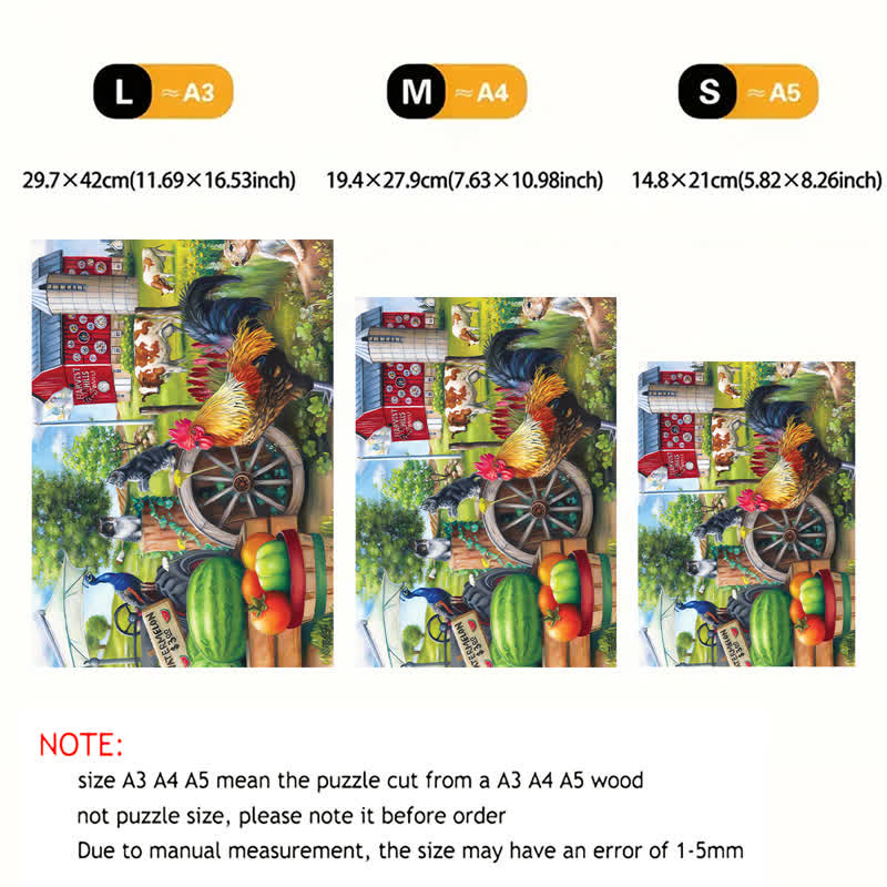 Rubbyoo Harvest Hills - Wooden Jigsaw Puzzle - image 6