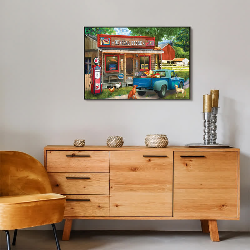 Rubbyoo A Stop at the Store - Wooden Jigsaw Puzzle - image 2