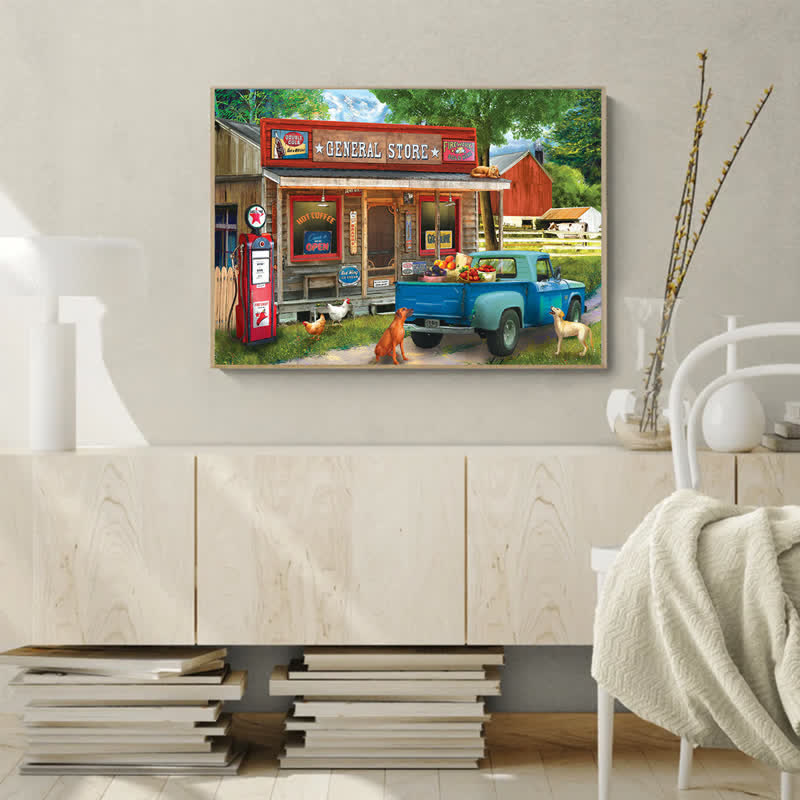 Rubbyoo A Stop at the Store - Wooden Jigsaw Puzzle - image 6