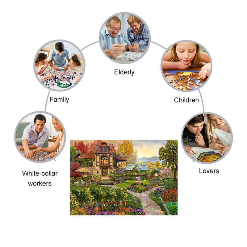 Rubbyoo Vineyard Retreat - Wooden Jigsaw Puzzle - image 2