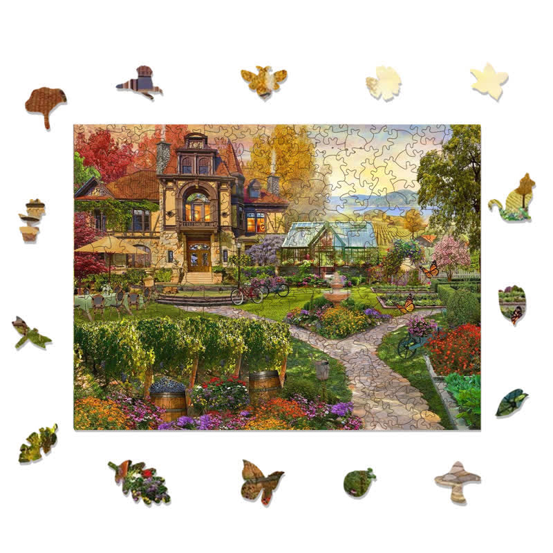 Rubbyoo Vineyard Retreat - Wooden Jigsaw Puzzle - image 1